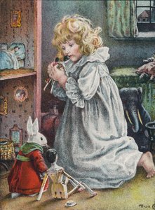 Poppenbedtijd door Rosa Clementina Petherick